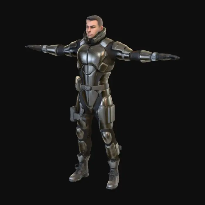 3D model for Guardian in Armor