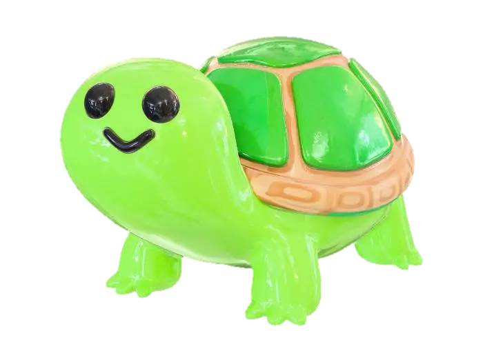 โมเดล 3D ของ turtle-a - Turtles สร้างโดย AI