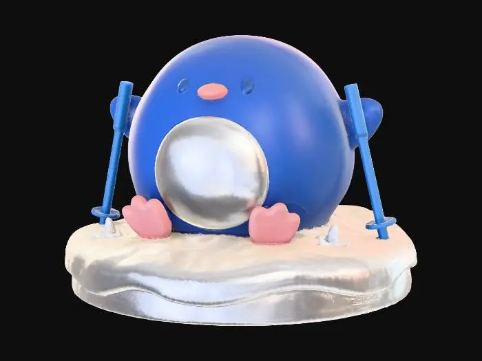 3D model for Penguin Adventure