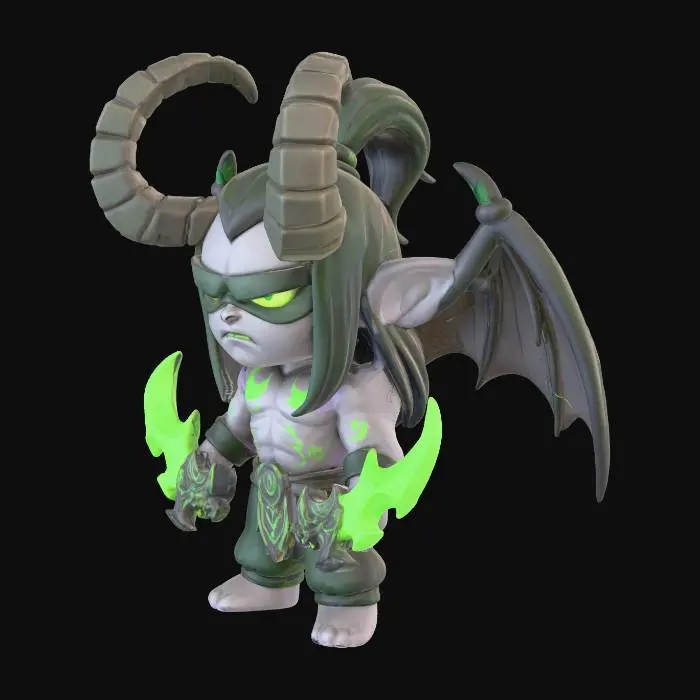 3D model for Shadow Demon Warrior