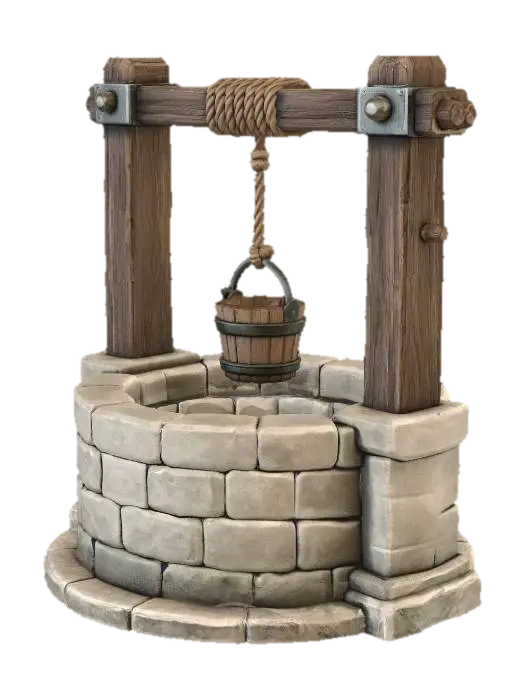 The Stone Well - Circle yapay zekâ ile oluşturulmuş 3D model