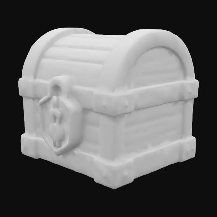 3D model for Crypto Treasure Chest 001