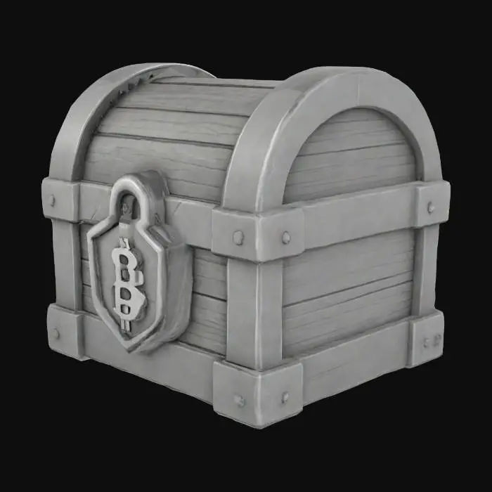 3D model for Crypto Treasure Chest 001