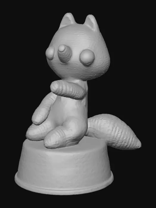 3D model for Cuddly Fox Amigurumi Knitted