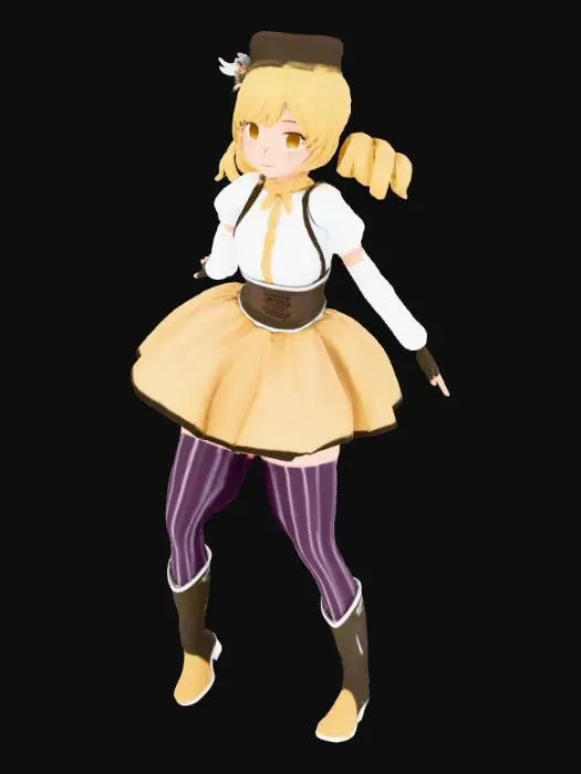 3D model for Mami tomoe