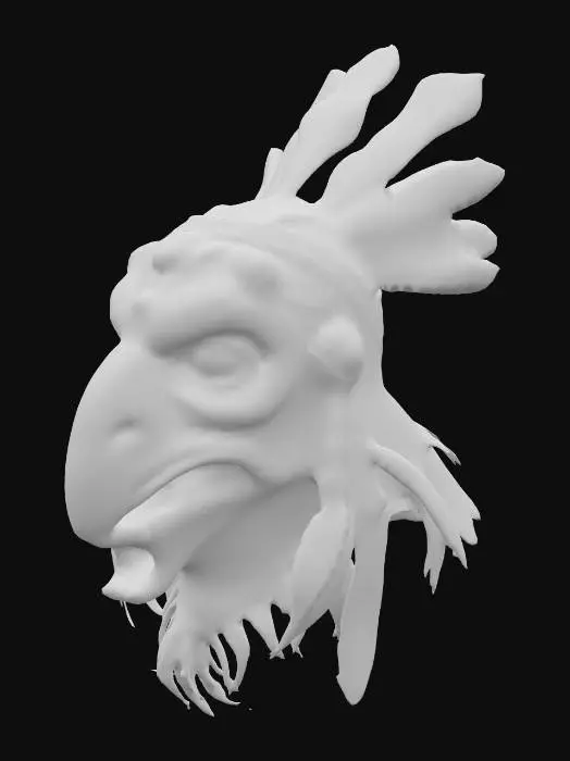 3D model for eine realistische Cro Maske