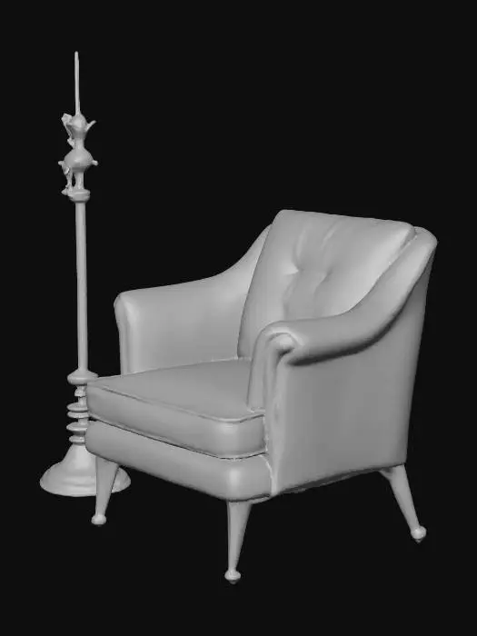 3D model for eine stilvolle und elegante Dekoration für ein Bordell