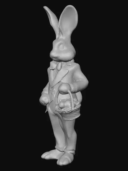 3D model for eine stilvoller und eleganter Osterhase
