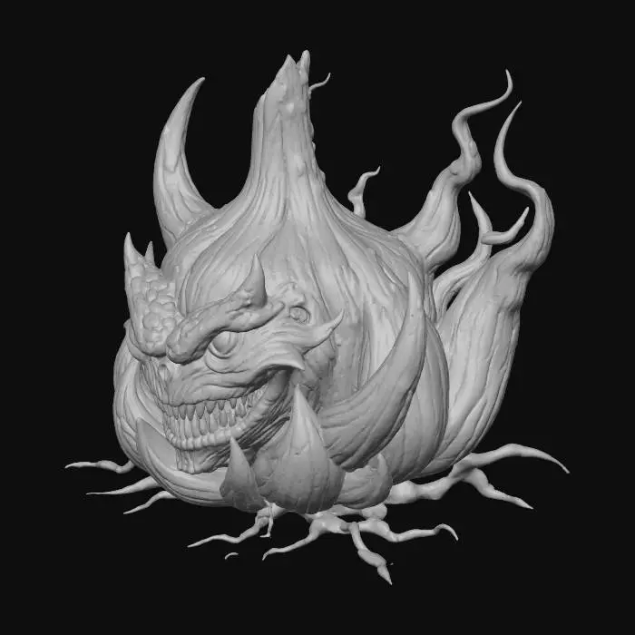 3D model for supernatural bad garlick  #Halloween2025#