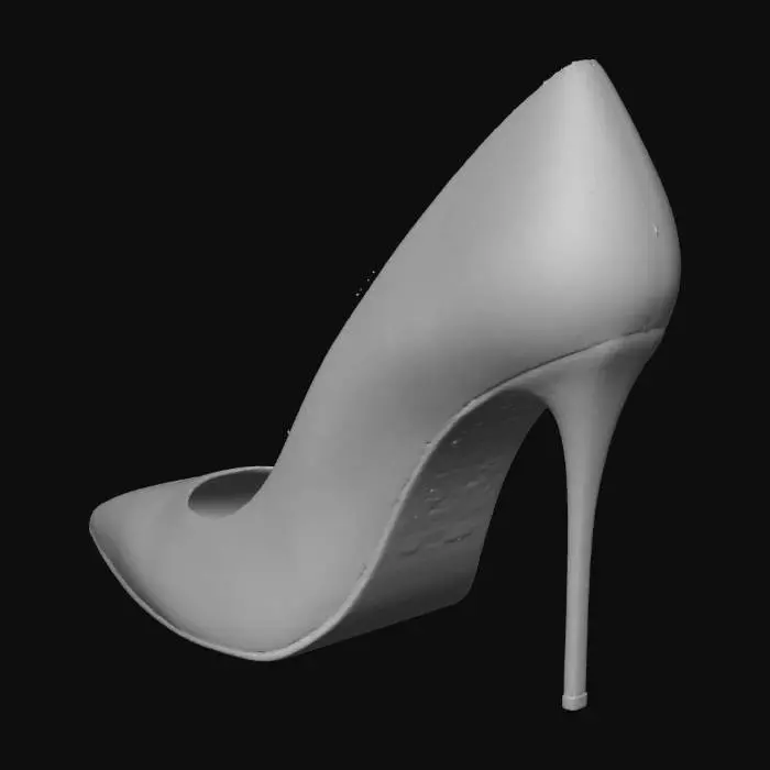 3D model for eleganter Frauenschuh ohne Riemchen oder Schnüre