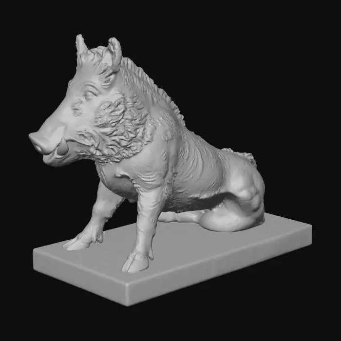 3D model for Il Porcellino