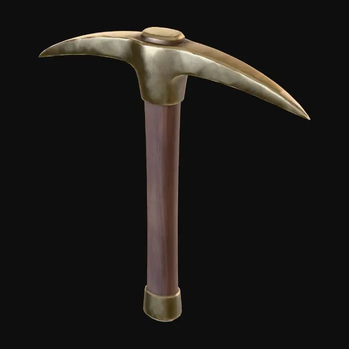 3D model for bronze pickaxe