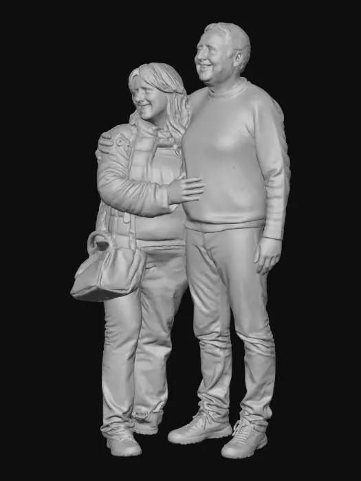 3D model for Couple by the Canal