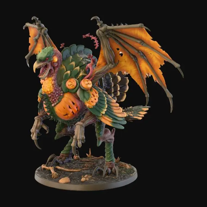 3D model for A Warhammer 40k Tyranid Turkey, it has a thanskgiving theme to it, #Thanksgiving#