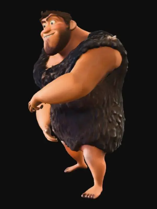 3D model for Caveman Character