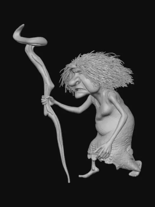 3D model for Gran (The Croods)