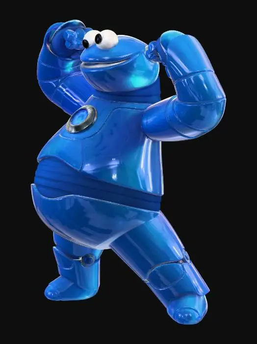 3D model for Mecha Cookie Monster (Sesame Street: Mecha Builders)