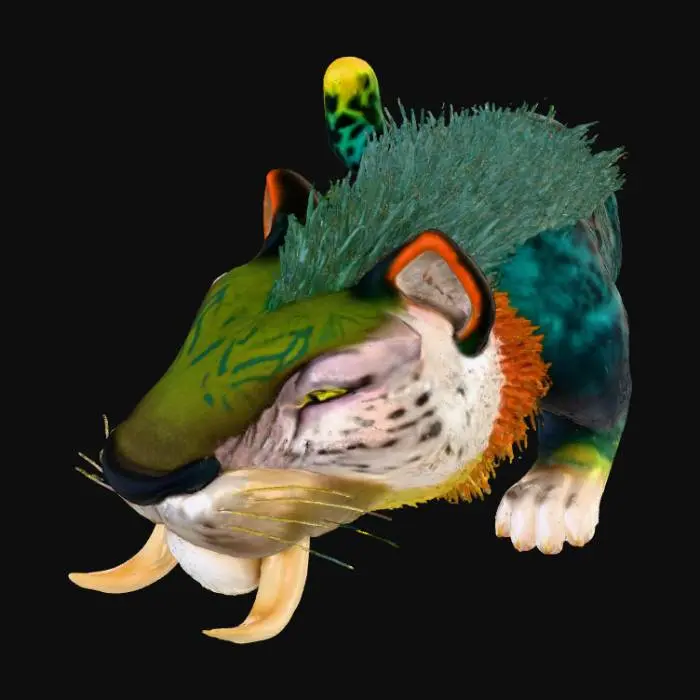3D model for Macawnivore (The Croods)