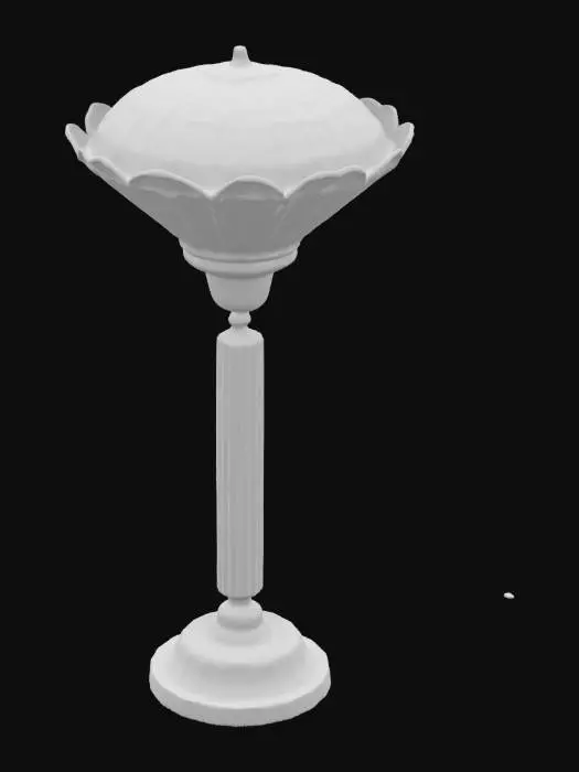 3D model for generate a lamp inspired by the design of art deco theme