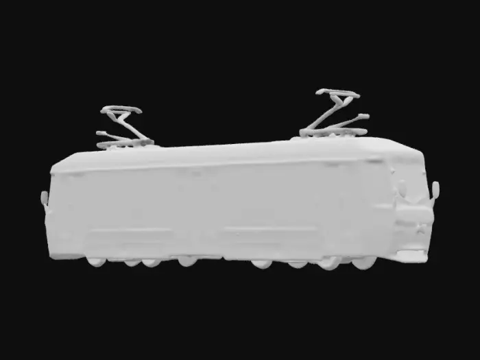 3D model for Green and Yellow Tram