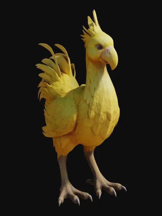 3D model for Golden Chocobo