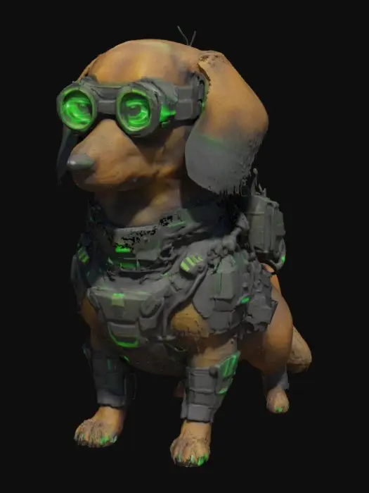 3D model for Cyber Canine Reconnaissance