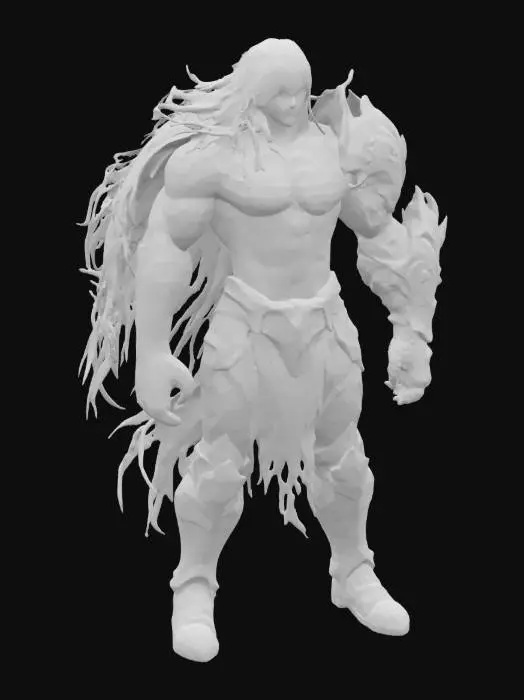 3D model for Blazing Warrior
