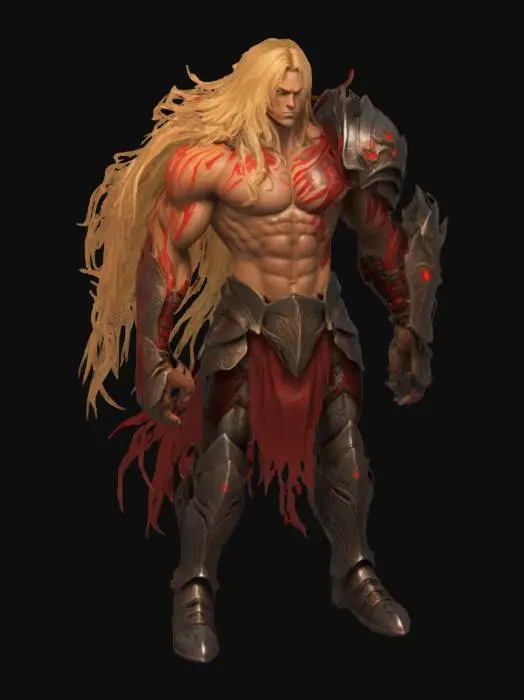 3D model for Blazing Warrior