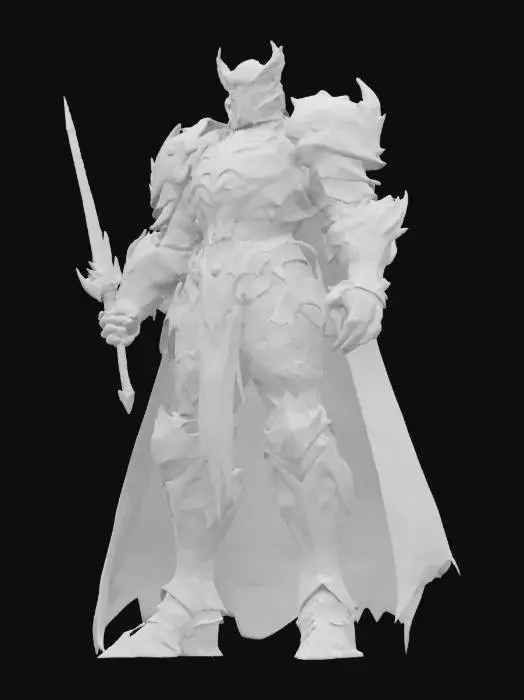 3D model for Dark Knight Warrior