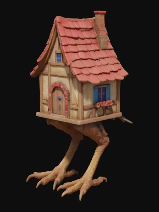 3D model for Chicken-Leg Cottage