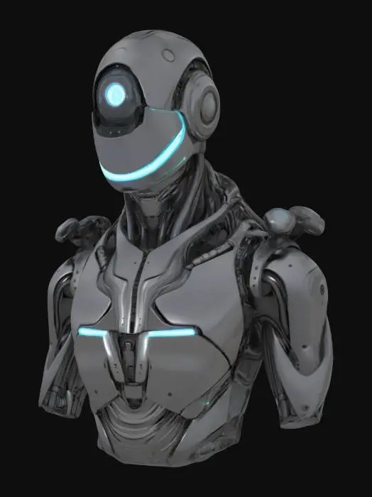 3D model for geth robot from mass effect. bio organic. alien. futuristic. 