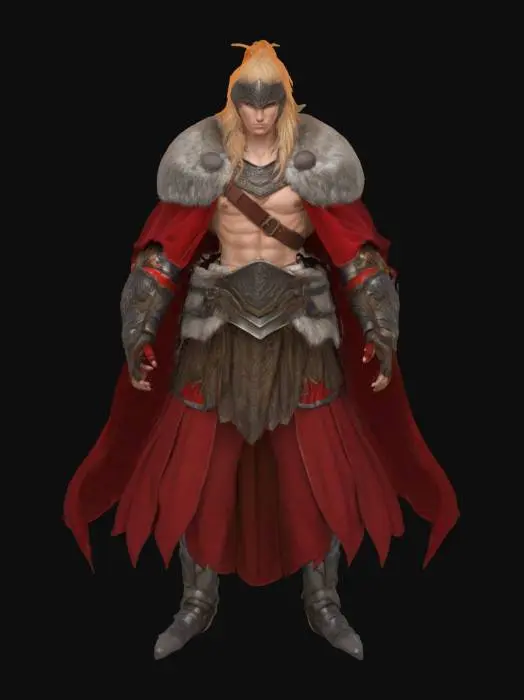 3D model for Knight in Armor