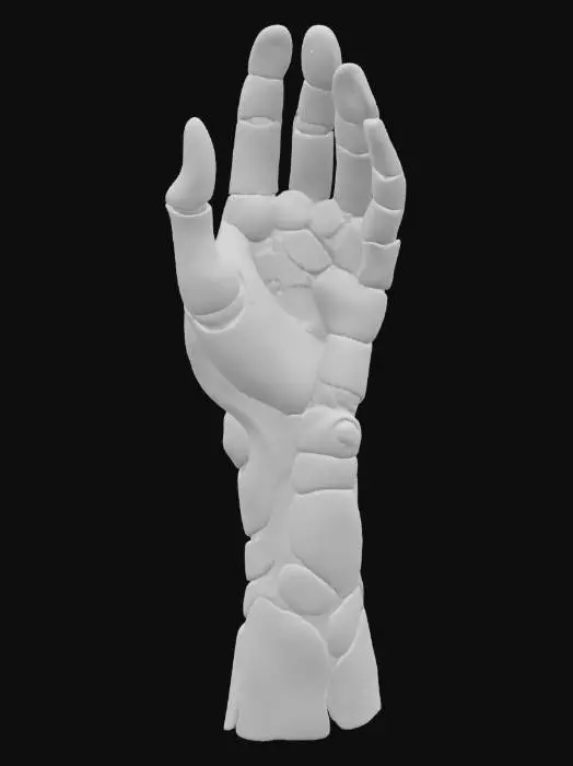 3D model for Alita Hand Art