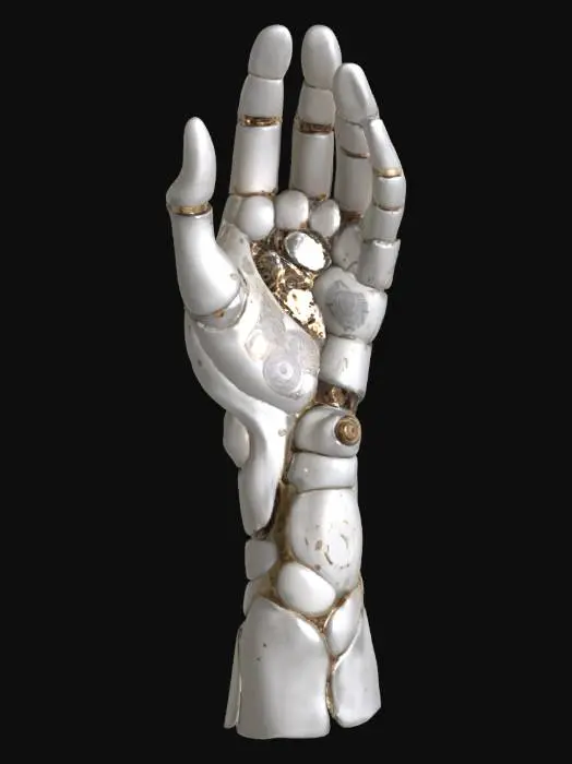 3D model for Alita Hand Art