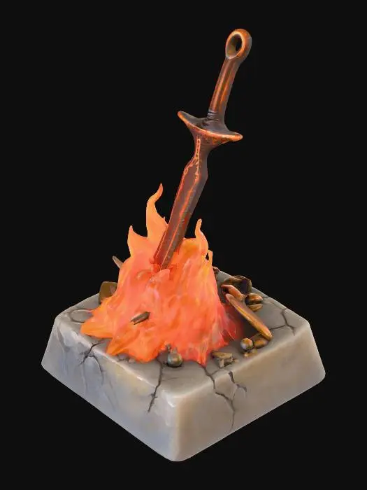 3D model for Bonfire Relic