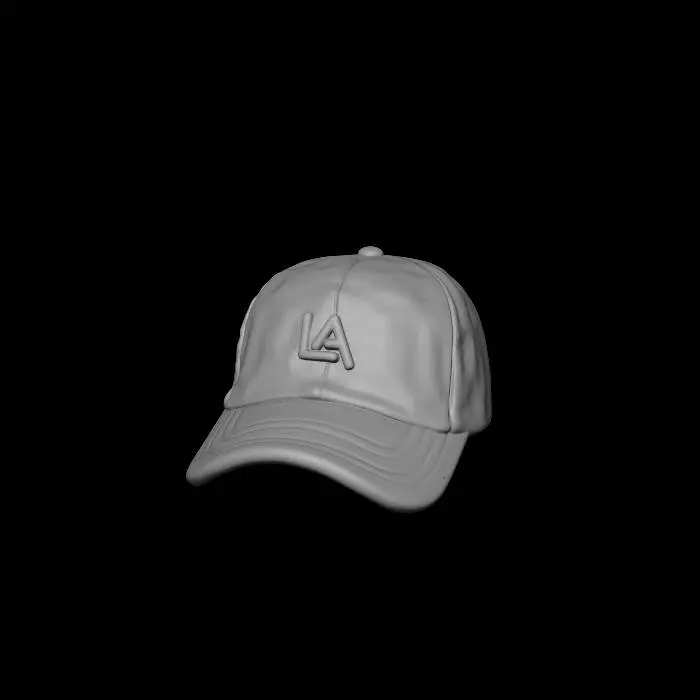 3D model for Olive LA Logo Cap