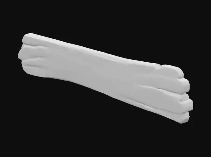 3D model for Wooden Plank