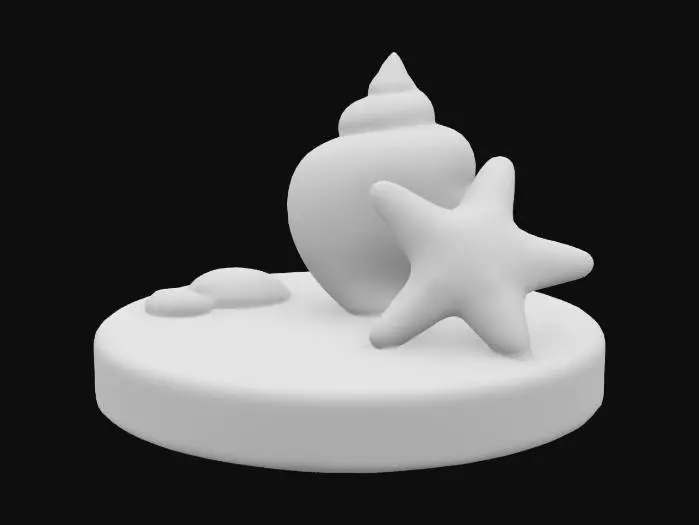 3D model for Seashell Symphony, #ocean#