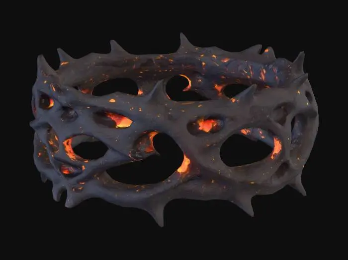 3D model for Thorned Circle, #Halloween2025#