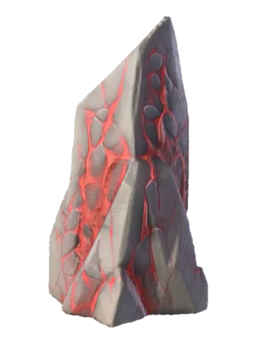 Rock formation, #arch# - Cursed 3D model, vytvořený pomocí AI
