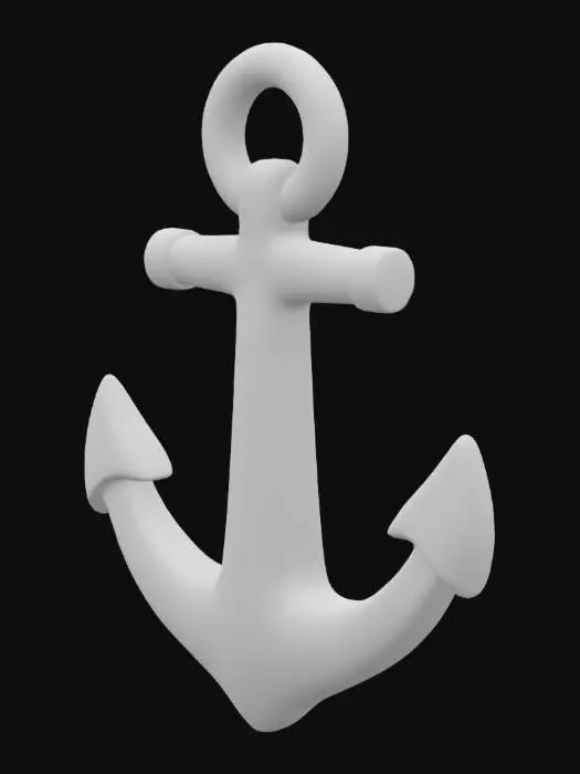 3D model for Anchor Emblem, #ocean#