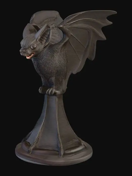 3D model for Bat Sculpture, #Halloween2025#