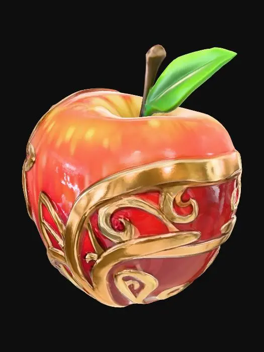 3D model for Golden Apple Artifact, #Thanksgiving#