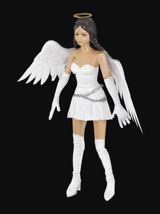 3D model for Angel in White