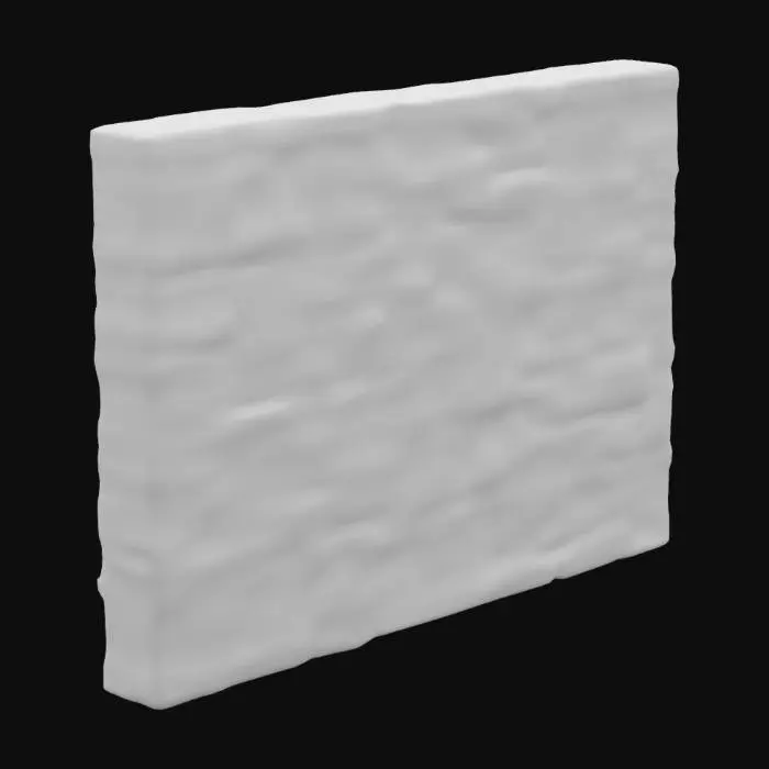 3D model for voxel based brick wall