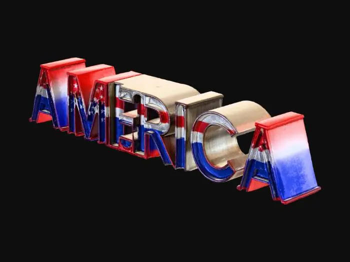 3D model for The Word  America