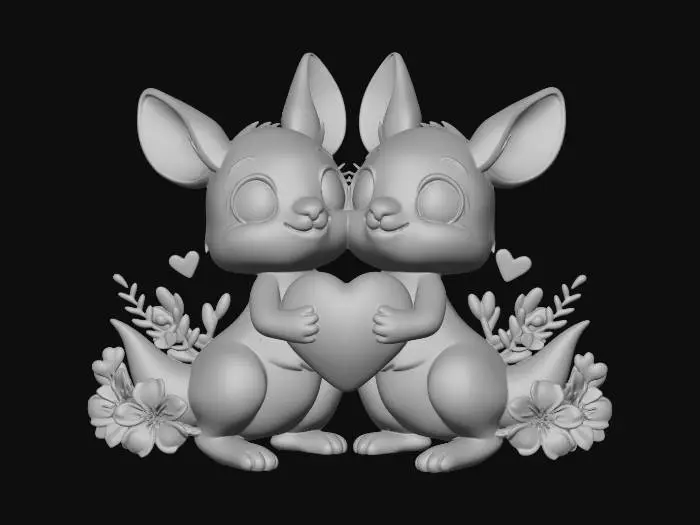 3D model for Kangaroo love