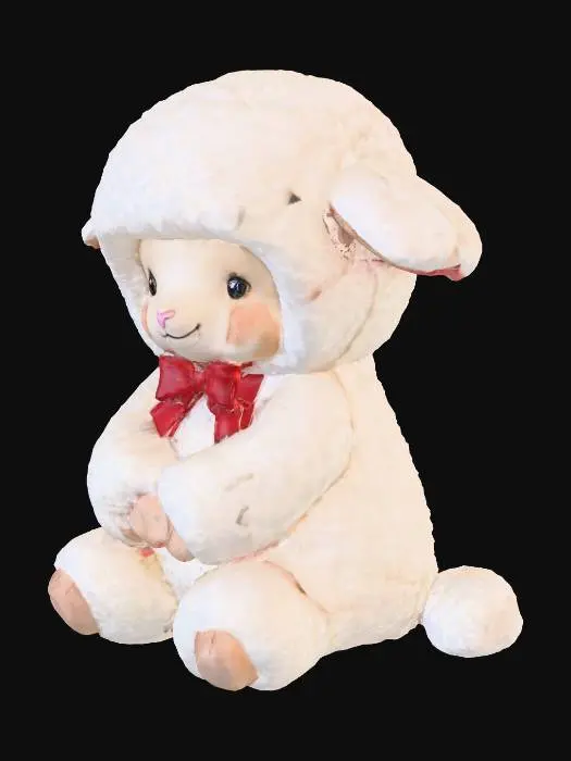 3D model for toy stuffed lamb