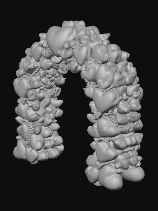 3D model for Arch full of hearts.