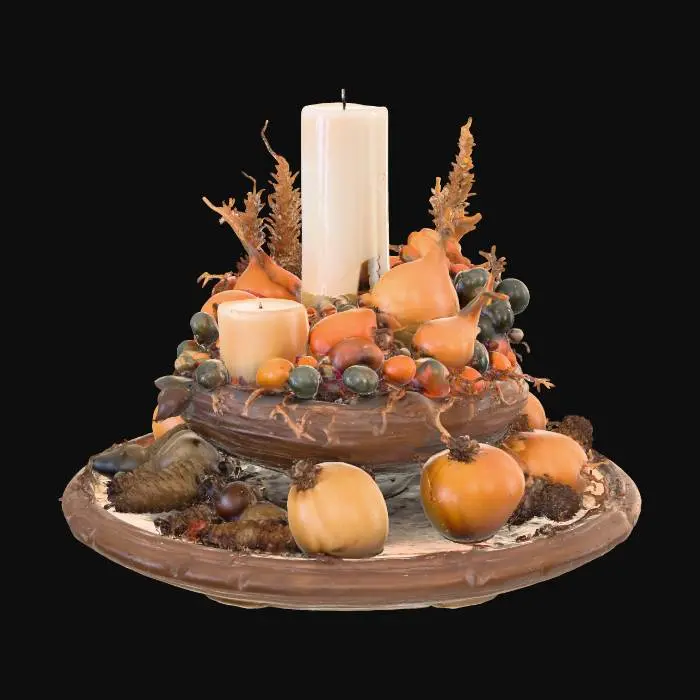 3D model for Autumn Glow Centerpiece